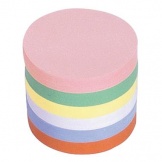 Moderationskarte rund Ø10cm sortiert 120g 500 St./