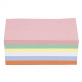 Moderationskarte Rechteck 20x10cm rosa 120g 500 St