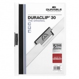 Klemmmappe Duraclip 30 A4 3mm für 30 Blatt weiß