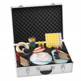 Moderationskoffer Kompakt abschließbar gefüllt