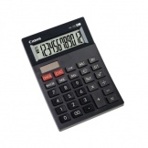Tischrechner AS-120 schwarz 12-stellig Solar +