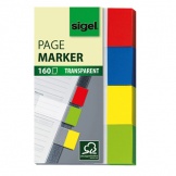 Haftmarker transparent 80 x 50mm 4 Farben 160Blatt