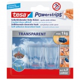 Haken Powerstrips® Deco Large XL transparent max.