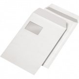 Versandtasche C4 weiß selbstkl.Fenster 90g 250 St.