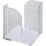 Zettelbox 9x9cm Acryl  glasklar