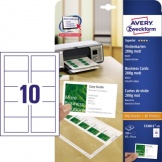 Visitenkarte 85x54mm/A4 200g glatte Kante 100St.