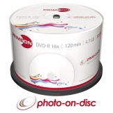 DVD-R 4,7GB 16fach 120min bedruckbare Oberfläche