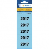 Jahresschild 2017 blau selbstklebend