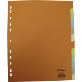 Register A4 2x6farbig blanko 12tlg Karton