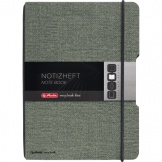 Notizheft my.book flex A5 40Bl kar Leinen grau