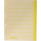 Trennblatt A4 chamois/gelb RC, 100 St/Pg