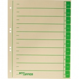 Trennblatt A4 chamois/grün RC, 100 Stück