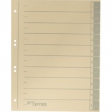 Trennblatt A4 chamois/grau RC, 100 Stück