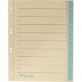 Trennblatt A4 chamois/blau RC, 100 St/Pg