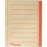 Trennblatt A4 chamois/rot RC, 100 Stück