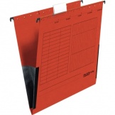 Hängetasche UniReg A4 rot mit Leinenfrosch und