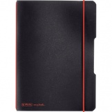 Notizheft A5 my.book flex PP kariert schwarz 40Bla