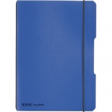 Notizheft A5 my.book flex PP kariert blau 40Blatt