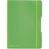 Notizheft A5 my.book flex PP kariert hgrün 40Blatt
