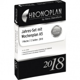 Jahresset Wochenplan A5 2018 Chronoplan 1W/2S
