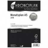 Monatsplan A5 2018 Chronoplan 1M/1S