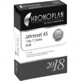 Jahresset Tagesplan A5 2018 Chronoplan 1T/2S