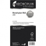 Monatsplan Midi 2018 Chronoplan 1M/1S