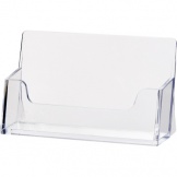 Visitenkartenständer 1Fach 20mm 50Karten glasklar