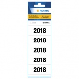 Jahresschild 2018 SK weiß VE100