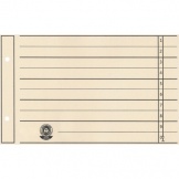 Trennblatt A5quer 230g chamois RC 100St/Pg