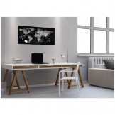 Sigel Glas Magnetboard artverum 91x46x1 Weltkarte