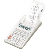 Tischrechner HR-8RCE-WE weiß 12-stellig Druck Batt