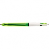 Mehrfarbkugelschreiber 4 Colours Fluo neongelb/tra