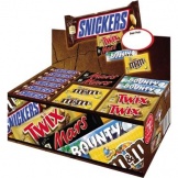 Schokoriegel Mars Topseller Box sortiert 72 St./Pc