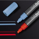 Kreidemarker 50 1-5mm blau, rot Keilspitze 2 St./P
