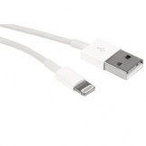 USB Kabel USB-A-Stecker/Lightning-Stecker 1m weiß