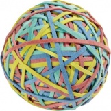 Gummiband Rubberball 70mm Naturkautschuk farbig so