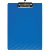 Klemmbrett MAULflexx A4 8mm blau Klemme oben Polyp