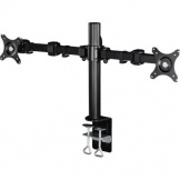 Monitorhalterung FULLMOTION 66cm 2 Arme schwarz