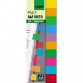 Haftmarker Film 44x125mm transparent 10 Farben a 5