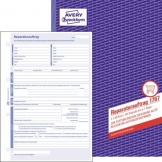 Avery 1767 Formularbuch Reparaturauftrag A4 54g/m²