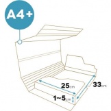 Versandkarton A4+ mail & ship Wellpappe, recycelt