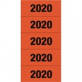 Jahresschild 2020 SK rot VE100