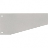 Trennstreifen Trapez 24 x 10,5/6 cm grau 100 St./P