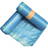 Müllbeutel 120l Zugband 70x110 HDPE blau VE25
