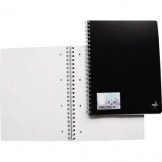 Collegeblock A4 kariert 80g schwarz 100 Blatt