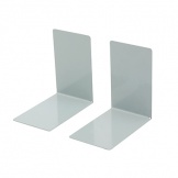Buchstütze 90x140x140mm grau Metall 2St/Pg