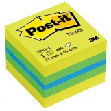 Haftnotizwürfel Post-it 51 x 51 limone 400 Blatt