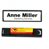 Namensschild Magnet 17x67mm Rahmen/Fenster 25St/Pg