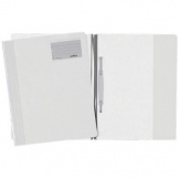 Schnellhefter A4/überbr. weiß